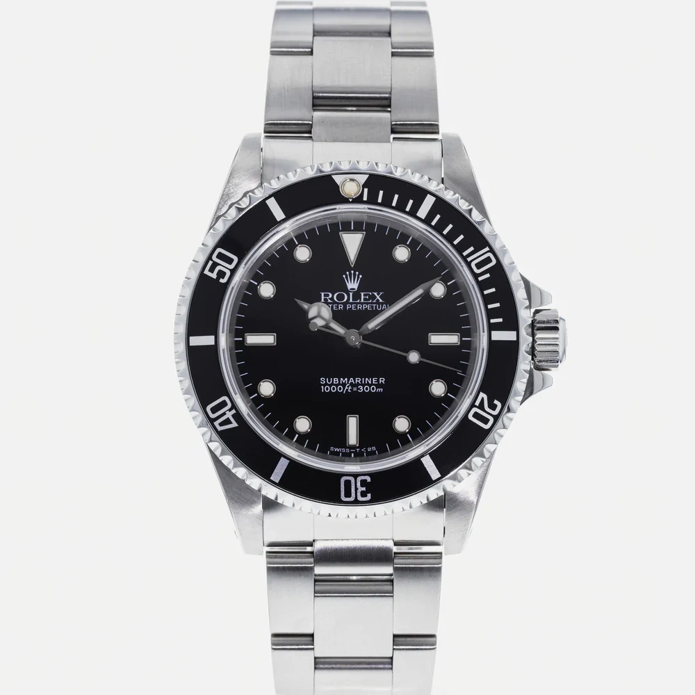 87d7ec3cda8369f04c18d0af32b5504f.webp Rolex Submariner Series 114060-0002 Black Disk Watch (Black Water Ghost) - Image 1