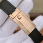 YACHT MASTER 1 GOLDEN DIAMOND DIAL RUBBER STRAP 40MM m126655-0005 - Image 5