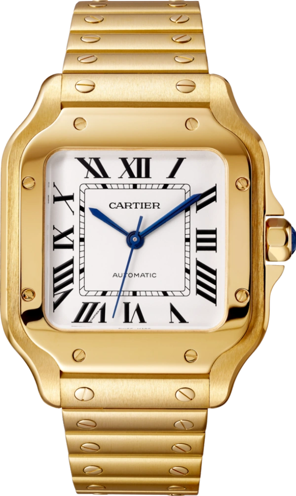 b36ad2e9c87a72a7c1fecf3b2523377e.webp CARTIER santos 18kt Yellow Gold Men’s WatchItem -SANTOS DE CARTIER WATCH - Image 1