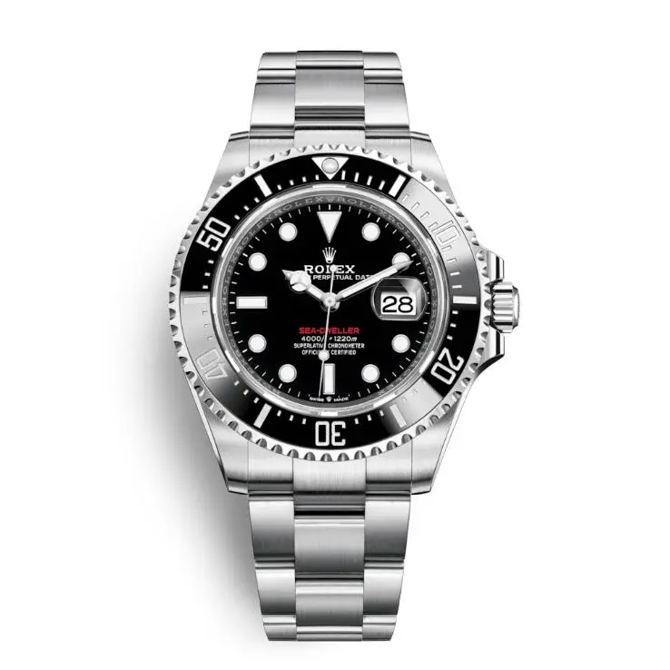 be5f436e502a4418b9e65b3741984f18.webp Rolex Sea Dweller Silver Black Dial 43mm m126600-0001 - Image 1