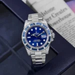 Rolex Submariner Date 116659 SABR 18k White Gold Diamonds Sapphires UNWORN - Image 6