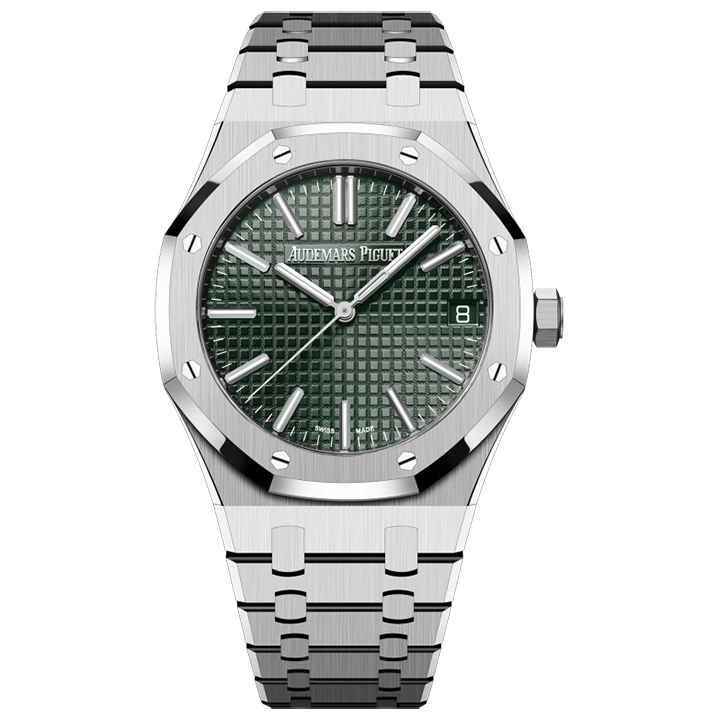 f483a029aecf35887bb4ba282349c1e4.webp ROYAL OAK SELFWINDING 50TH ANNIVERSARY Ref. 15510ST.OO.1320ST.04 This 41 mm Royal Oak Selfwinding in stainless steel sports(AAAAA version) - Image 1
